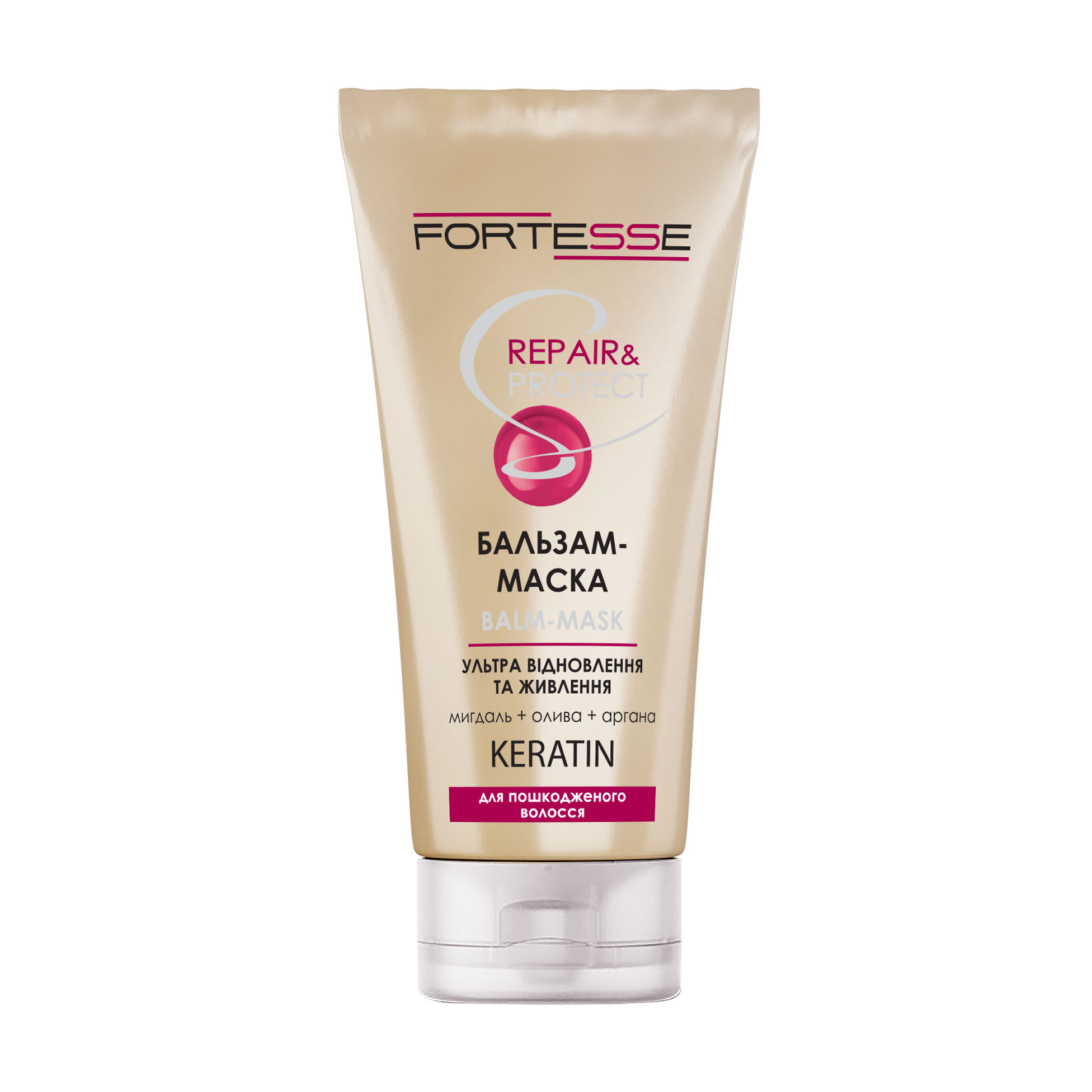 Відновлювальна бальзам-маска Fortesse Professional Repair &amp; Protect Balm Mask для пошкодженого волосся, 200 мл